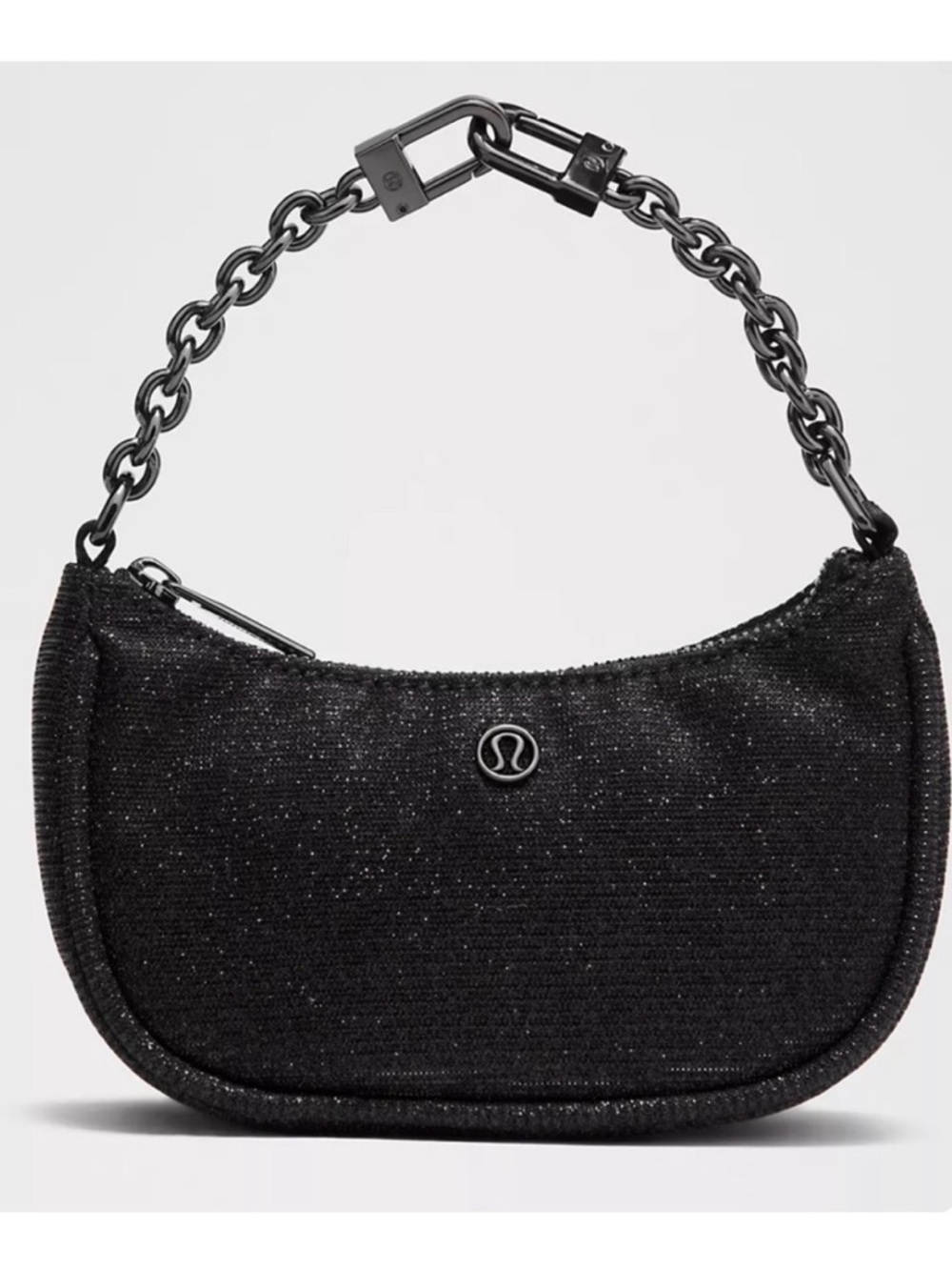 lululemon athletica Black City Essential Nano Shoulder Bag *Glitter